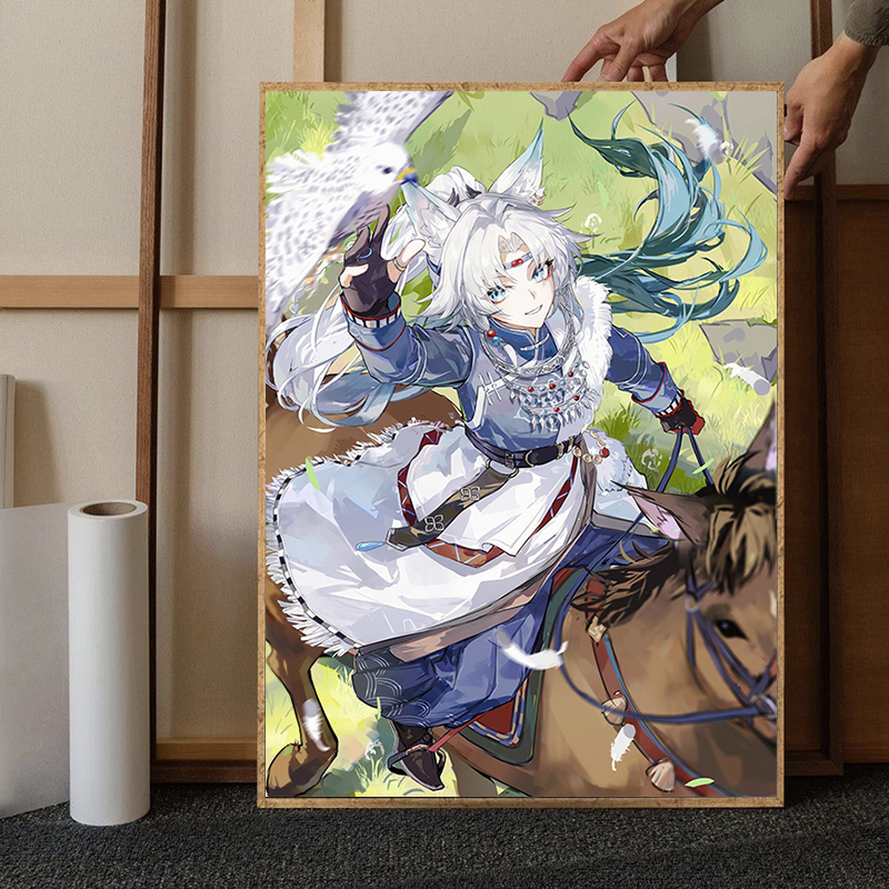 2025新款崩铁卡通人物纵马飞鹰飞霄diy钻石画手工十字绣装饰画图片