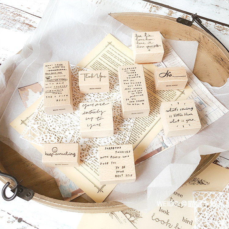 PDA Wooden handle woodiness seal Retro Handwriting english thank you Flower figure NO Cash basisin the Electronic Dictionary/Electronic paper book/Stationery , Everyday school supplies , Indian students  category - from Buy2taobao.com to provide professional Taobao agent buy service