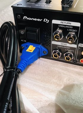 先锋cdj3000打碟机djma9混音台v10电源线带卡口配件电源电路插线