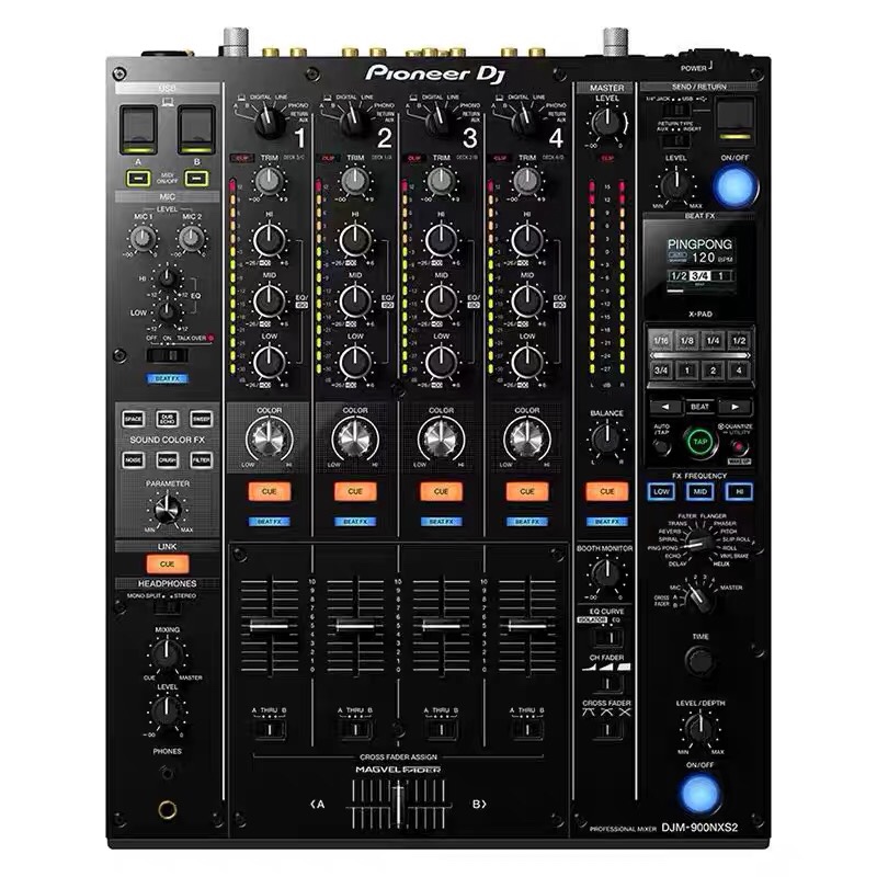 先锋djm900nxs2三代混音台四路ktv打碟机内置rekordbox软件 影音电器 打碟机 原图主图