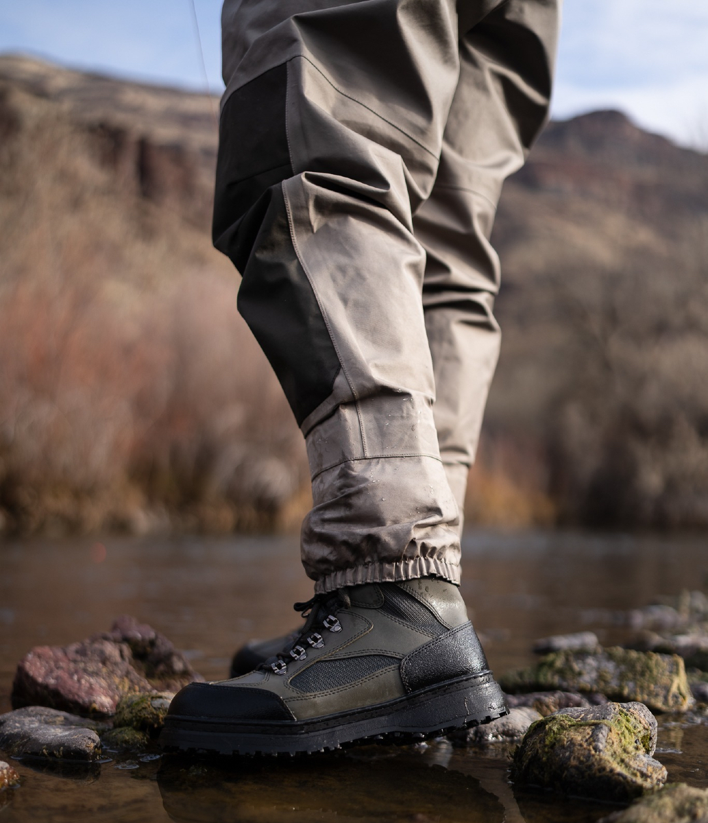8Fans涉水鞋防滑橡胶底涉水鞋溪流飞蝇路亚防滑涉水鞋