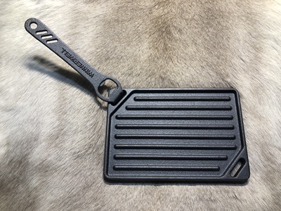 winnerwell户外煎盘铸铁烤盘双面煎烤盘