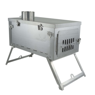 winnerwell PLUS钛折叠柴火炉L码伸缩烟囱款