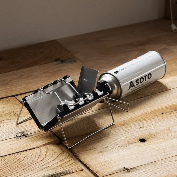 日本SOTO ST-320折叠卡片炉户外超薄经典笔记本炉轻量化户外炉头
