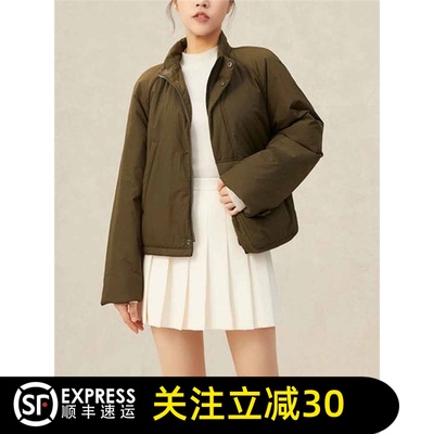 哥弟清仓官方2025春秋季新款宽松保暖雪丽棉服外套女5400851