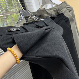 长裤 磨绒绵羊毛混纺呢面料 通勤百搭小脚休闲裤 秋冬男士 更保暖