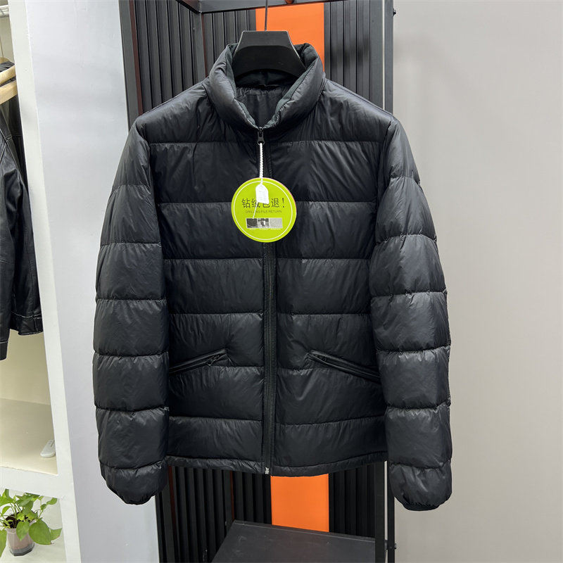 高蓬松度男士鹅绒时尚立领羽绒服