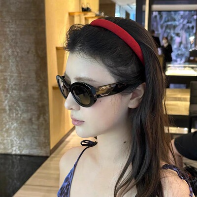 巨显脸小墨镜女高级感防紫外线