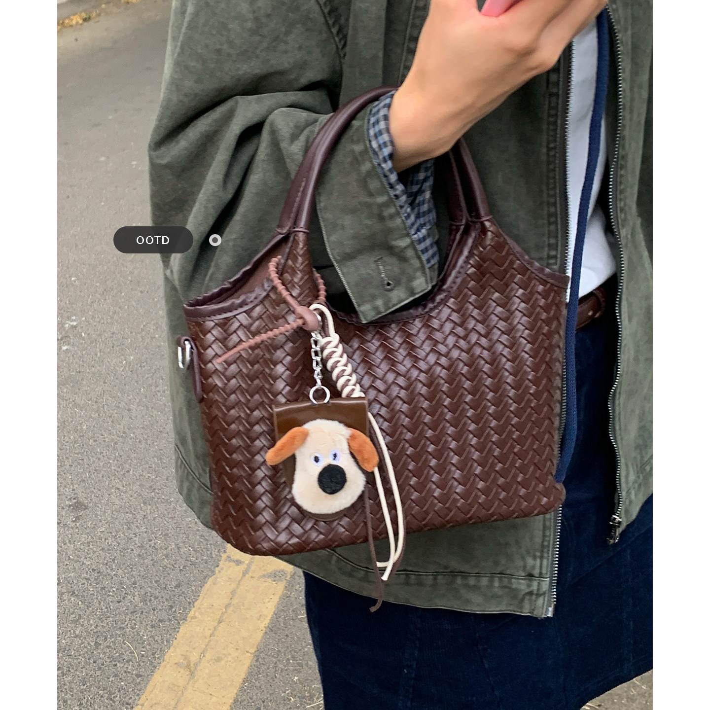 复古手提编织包包女2025新款潮时尚高级感菜篮子包百搭单肩斜挎包,箱包皮具/热销女包/男包,通用款女包,淘宝优惠券,粉丝福利购,淘宝优惠卷