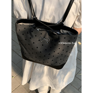 学院风帆布双肩包包女2024新款 潮韩国托特包休闲大容量背包登山包