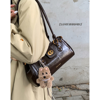 高级感腋下包包女式2025新款秋冬复古时尚手提包韩系百搭单肩包