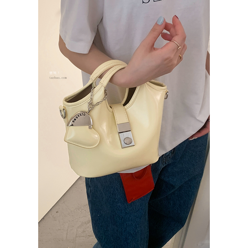 卡乐儿韩国小众手提菜篮包斜挎包