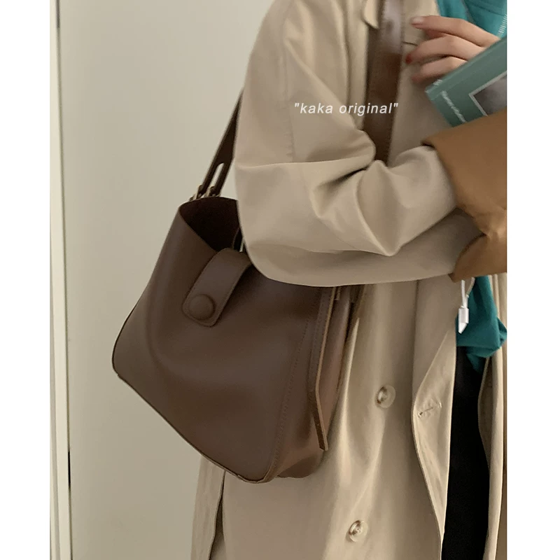 Универсальная брендовая вместительная стильная ретро сумка через плечо, одно плечо, коллекция 2021