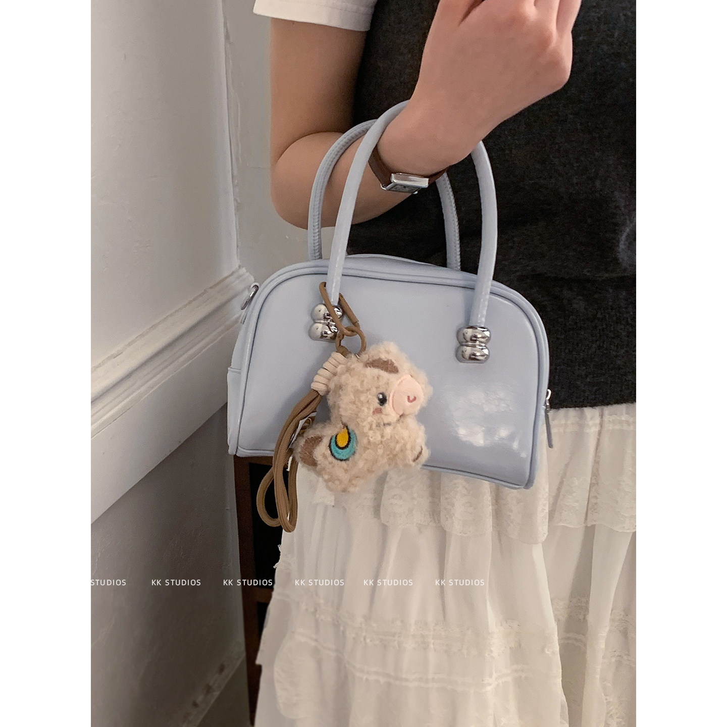 韩国手提保龄球包包女2025新款潮时尚通勤枕头包百搭单肩包斜挎包,箱包皮具/热销女包/男包,通用款女包,淘宝优惠券,粉丝福利购,淘宝优惠卷