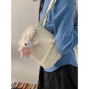 韩国大容量公文包包女2026新款潮春夏时尚高级感腋下包保龄球包