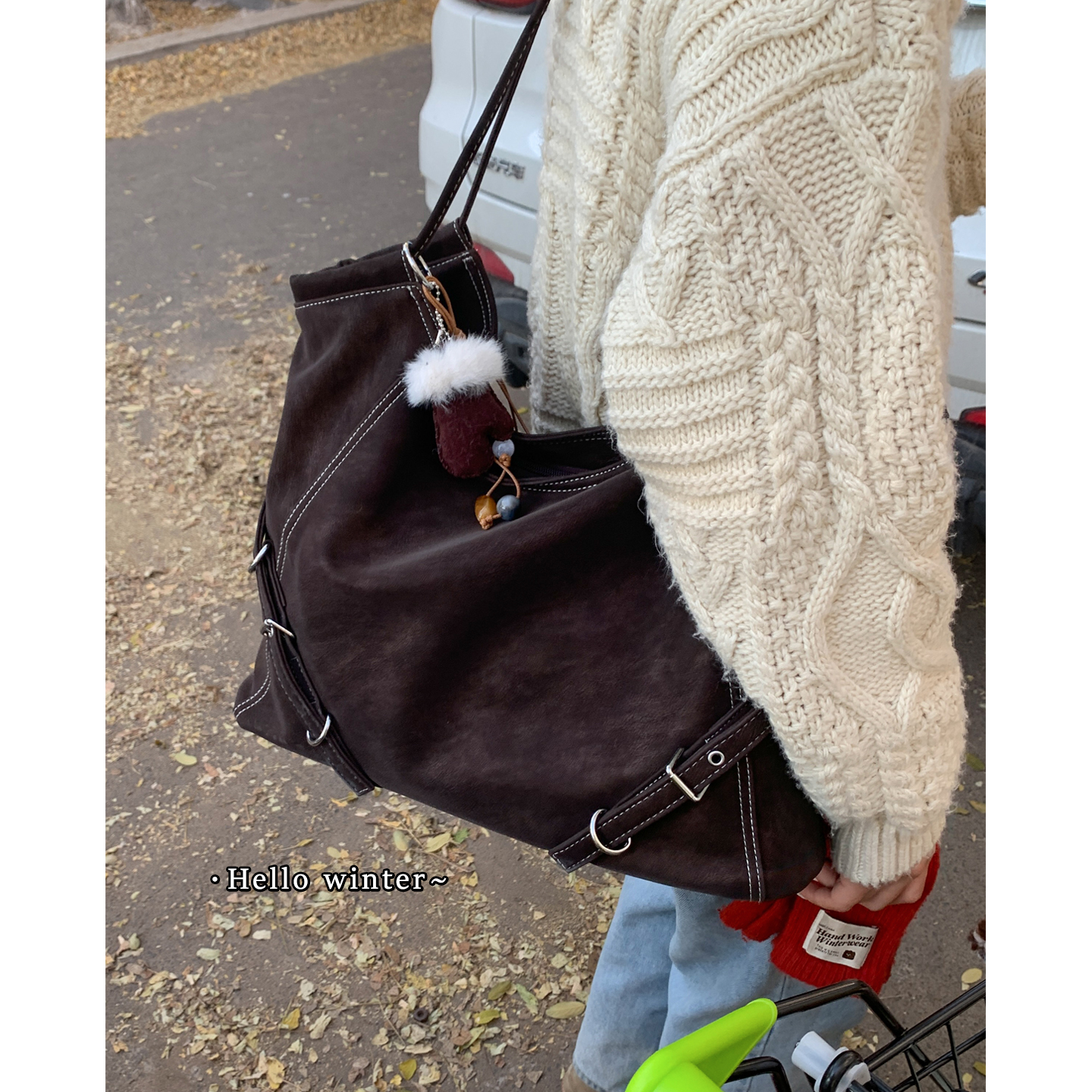 复古大容量腋下包包女2025新款潮时尚韩版托特包单肩大包