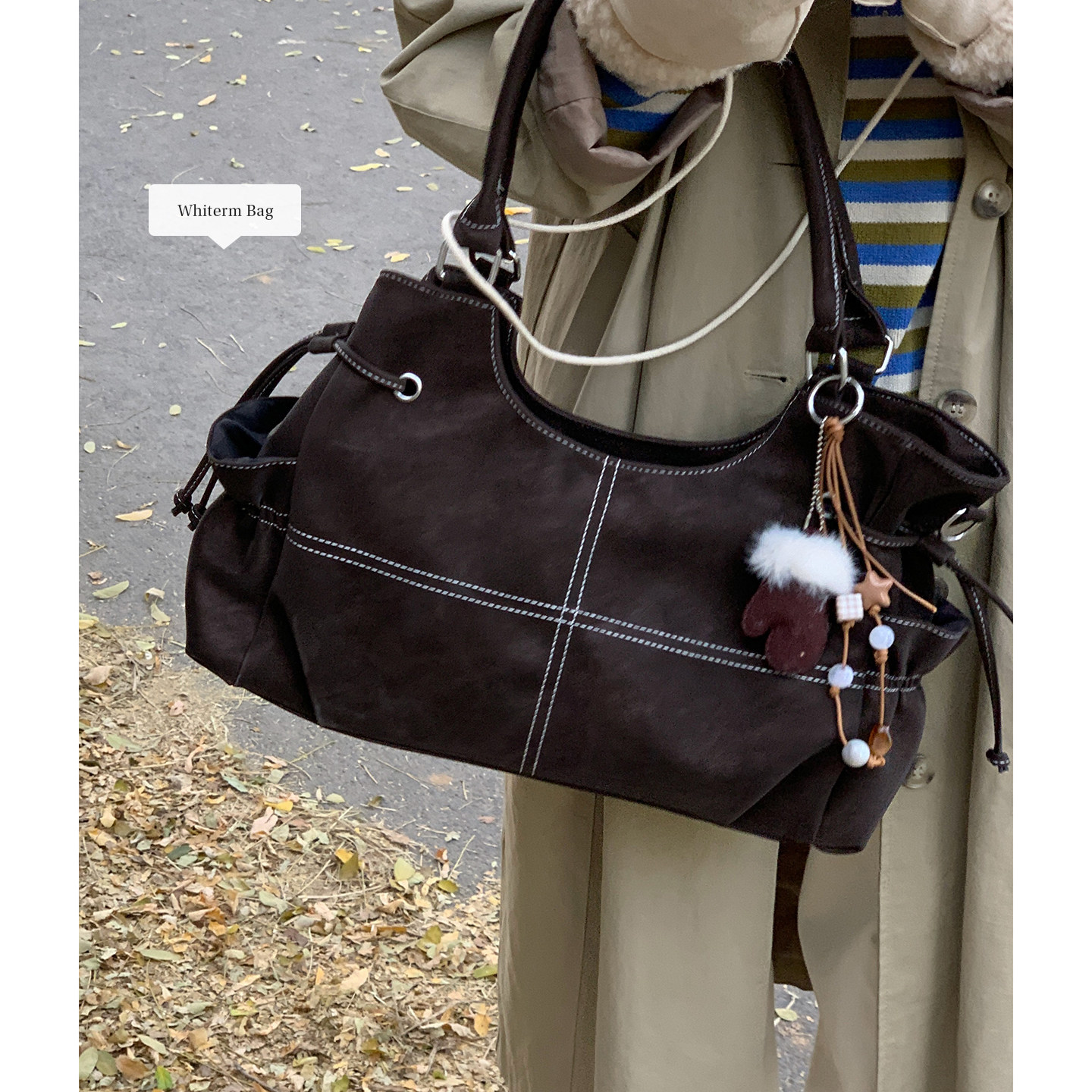 废土风手提机车包包女2025新款潮时尚复古托特包单肩大容量通勤包,箱包皮具/热销女包/男包,通用款女包,淘宝优惠券,粉丝福利购,淘宝优惠卷