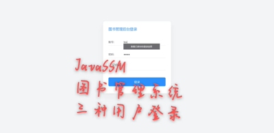 Java管理系统JavaSSM图书管理系统源码MySQL·定制代码