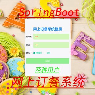 Java网上订餐系统+项目文档PPT SSM管理系统·代码定制