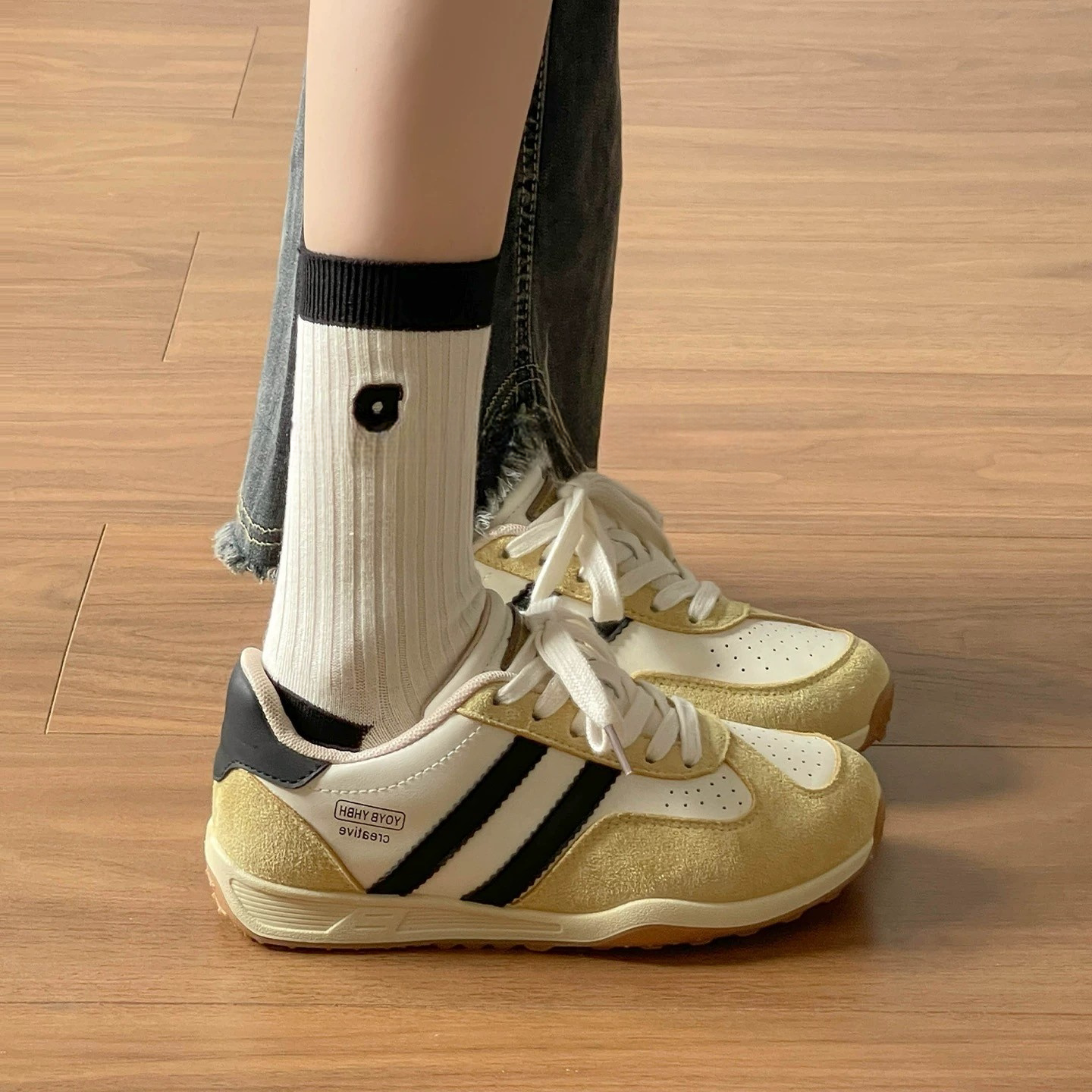 真皮~韩系厚底板鞋女款2025新款春秋休闲鞋子女鞋百搭学生小白鞋