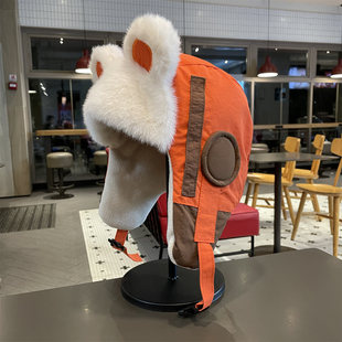 儿童雷锋帽子冬季宝宝保暖护耳东北男女童加厚防寒飞行员滑雪冷帽