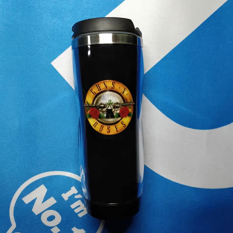 절묘한 선물 GUNS N ROSES GNR GUNS N ROSES 밴드 컬렉션 기념품 워터컵 음악 팬 주변기기