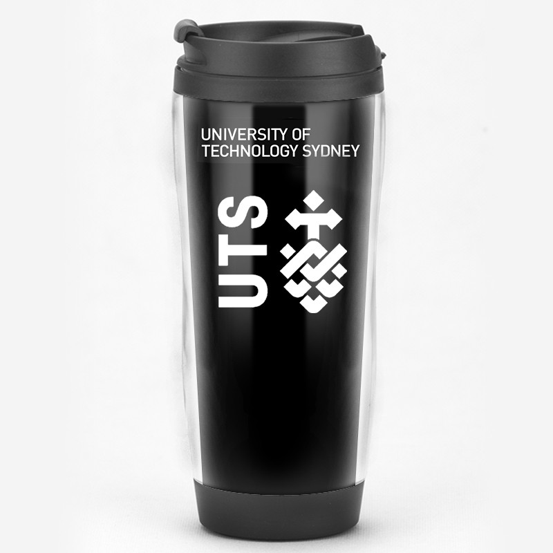 호주 유명 학교 맞춤형 호주 기술 대학교 시드니 UTS 선물 기념품 학교 로고 로고 워터컵