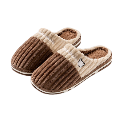 男士棉拖鞋厚底防滑秋冬季