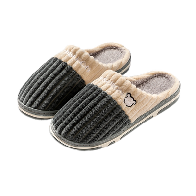 男士棉拖鞋厚底防滑秋冬季