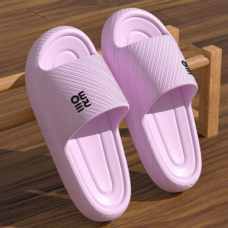 踩屎感拖鞋女夏季2024新款室内家居厚底浴室防滑eva不臭脚凉拖男