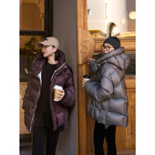 AB面羽绒设计感连帽加厚面包款 TOFOD 龟背茧型 休闲鹅绒羽绒服