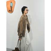 进口反绒羊皮复古经典 TOFOD 独库公路 老钱风皮衣夹克外套