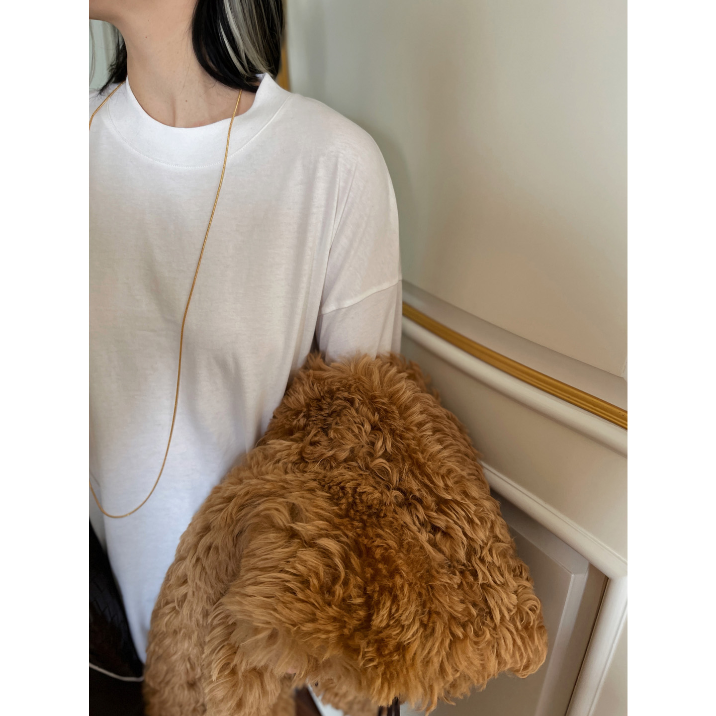 圆领打底纯棉女简约长袖T恤