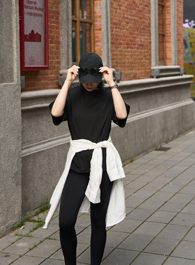 TOFOD 蛋仔T 匹马棉+秘鲁进口长绒棉松驰感舒适圆领短袖T恤