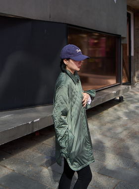 TOFOD 小榉木 男友风宽松大廓形衬衫款鹅绒服 叠穿羽绒服轻便外套