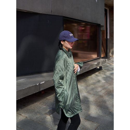 TOFOD 小榉木 男友风宽松大廓形衬衫款鹅绒服 叠穿羽绒服轻便外套