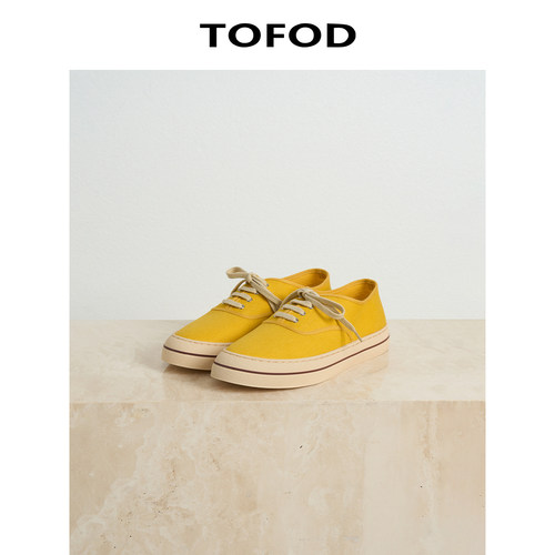TOFOD L***P假日 加密帆布私模橡胶底 老钱风舒适休闲运动鞋