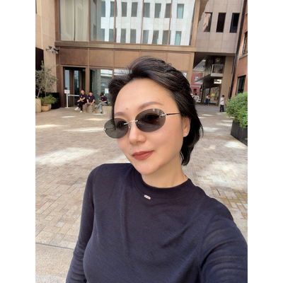 TOFOD 小贝壳 super18针祼感精纺羊毛圆领长袖打底衫针织T恤