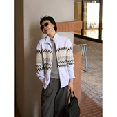 TOFOD 针织毛衣外套 Merino休闲老钱风费尔岛拉链开衫 诺丁山 Baby