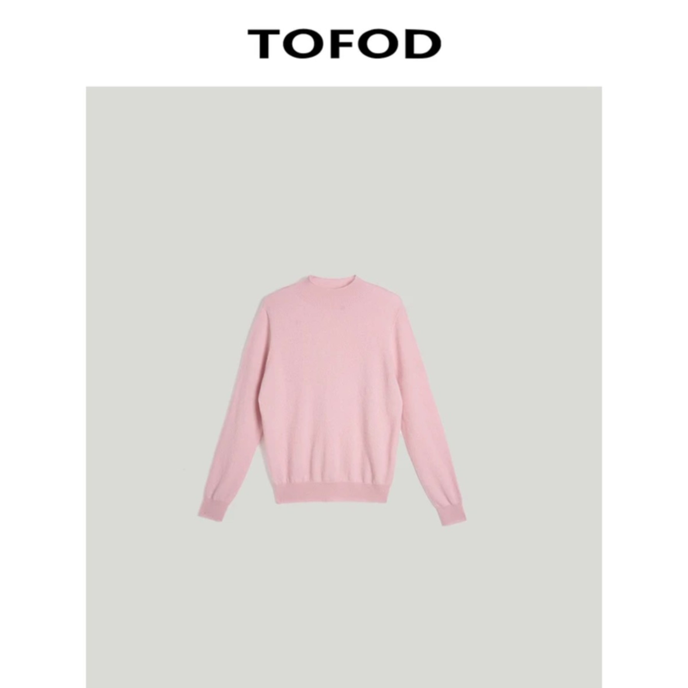 TOFOD 布偶软糖 小山羊绒半高领纯山羊绒衫圆领打底针织衫