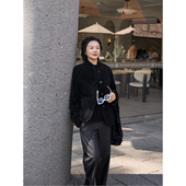 TOFOD 鱼子酱 baby羊绒拉贡LACON小卷皮毛一体皮草外套短大衣