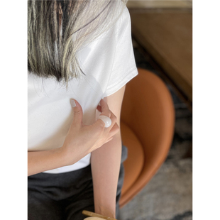 TOFOD 小白白 小众中古设计感 天然温润白玉石戒指指环首饰