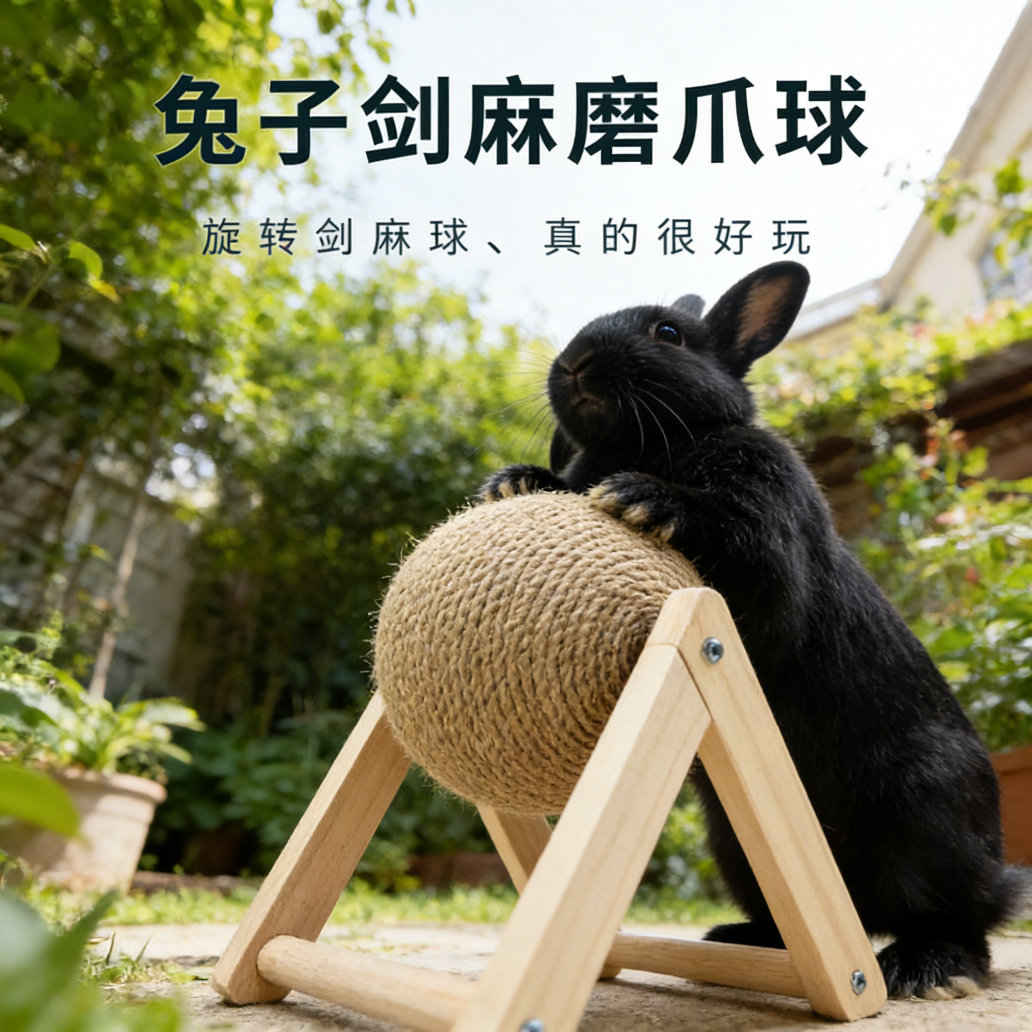 宠物用品宠物兔子解闷玩具耐咬磨爪球侏儒垂耳道奇兔刨地抓啃板专,宠物/宠物食品及用品,兔兔其他,淘宝优惠券,粉丝福利购,淘宝优惠卷