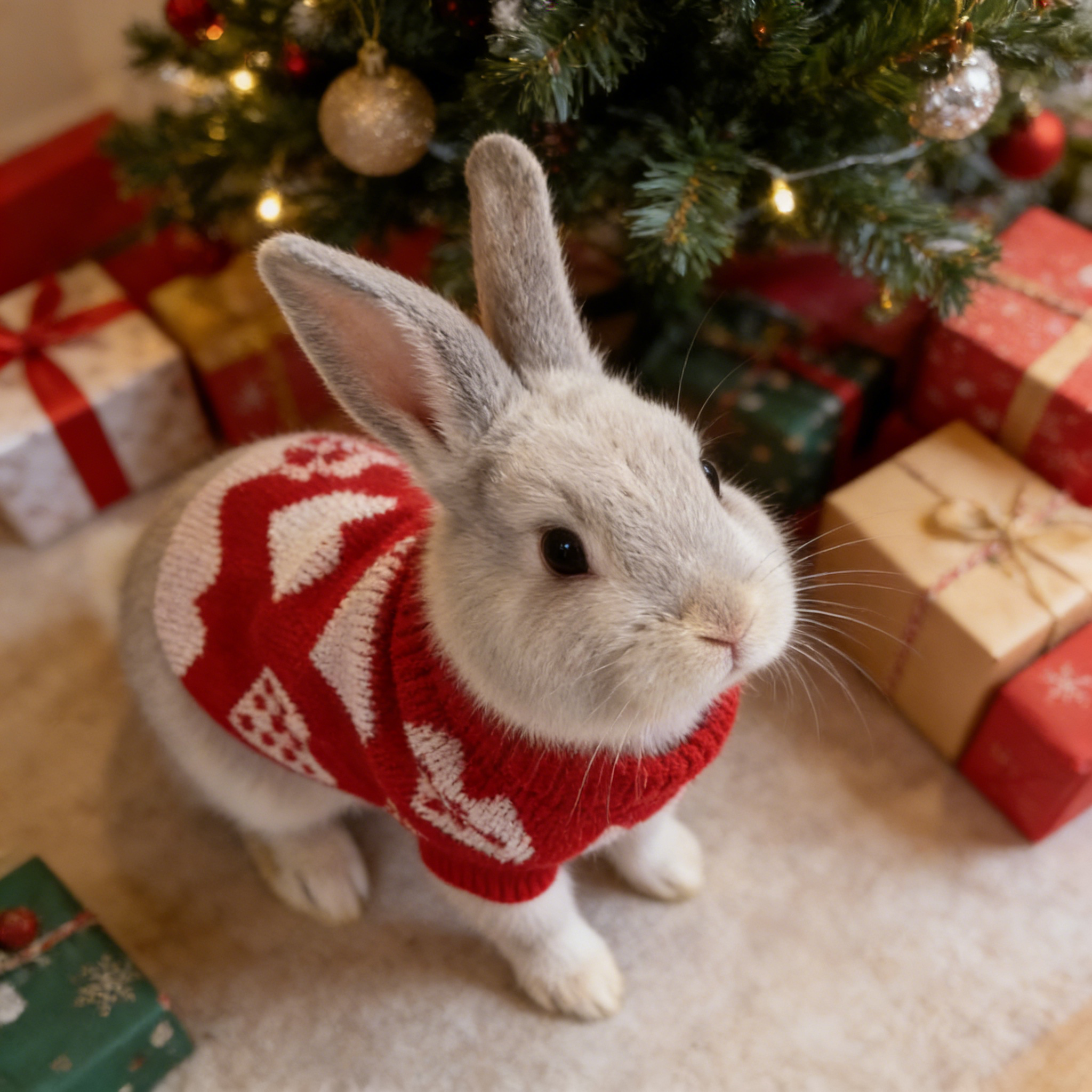 兔子圣诞衣服宠物红色毛衣新年冬季保暖毛衣侏儒兔垂耳幼兔装扮,宠物/宠物食品及用品,兔兔服饰,淘宝优惠券,粉丝福利购,淘宝优惠卷