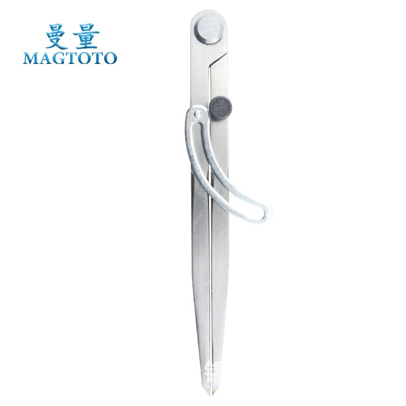 MAGTOTO合金头带翼划规皮革工具划线规间距规木工圆规工业级