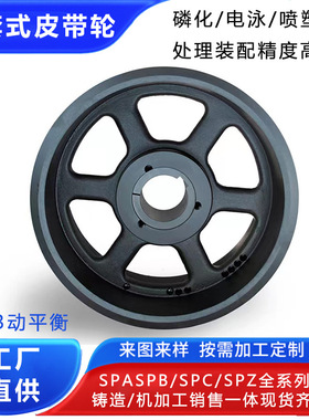 欧标锥套皮带轮大全C型3槽快拆易安装SPC425-3-3535胀紧套皮带轮
