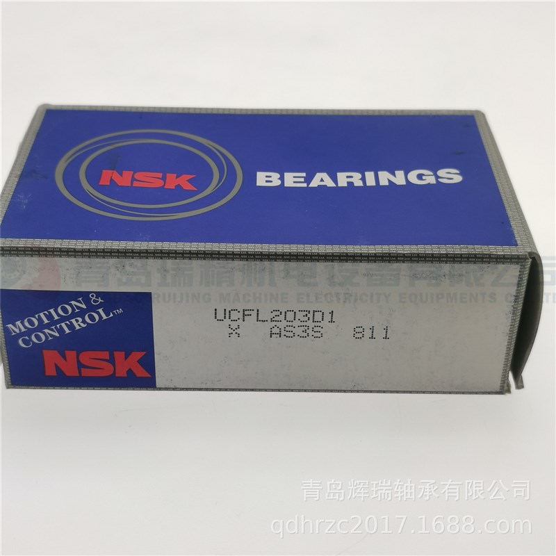 N-S-K 菱形带座轴承单元  = UC203 + FL204