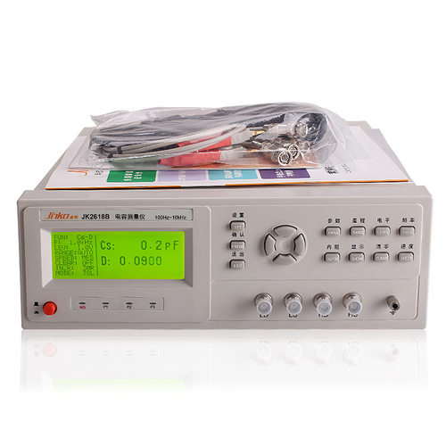 厂家直供JK2618B电容测试仪测试频率:100Hz、120Hz、1kHz、10kHz