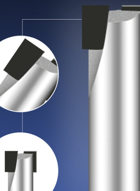 金刚石双刃铣刀PCD铣刀 单刃双刃避空平刀亚克力 高光刀铜铝铣刀