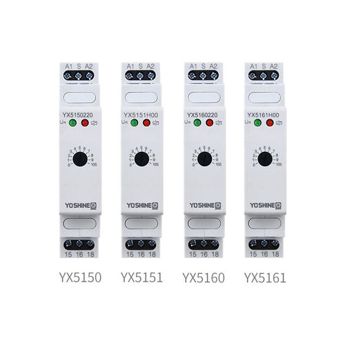 yx5170/5171/5180/5181触发时间继电器 单时段spdt dpdt 通电